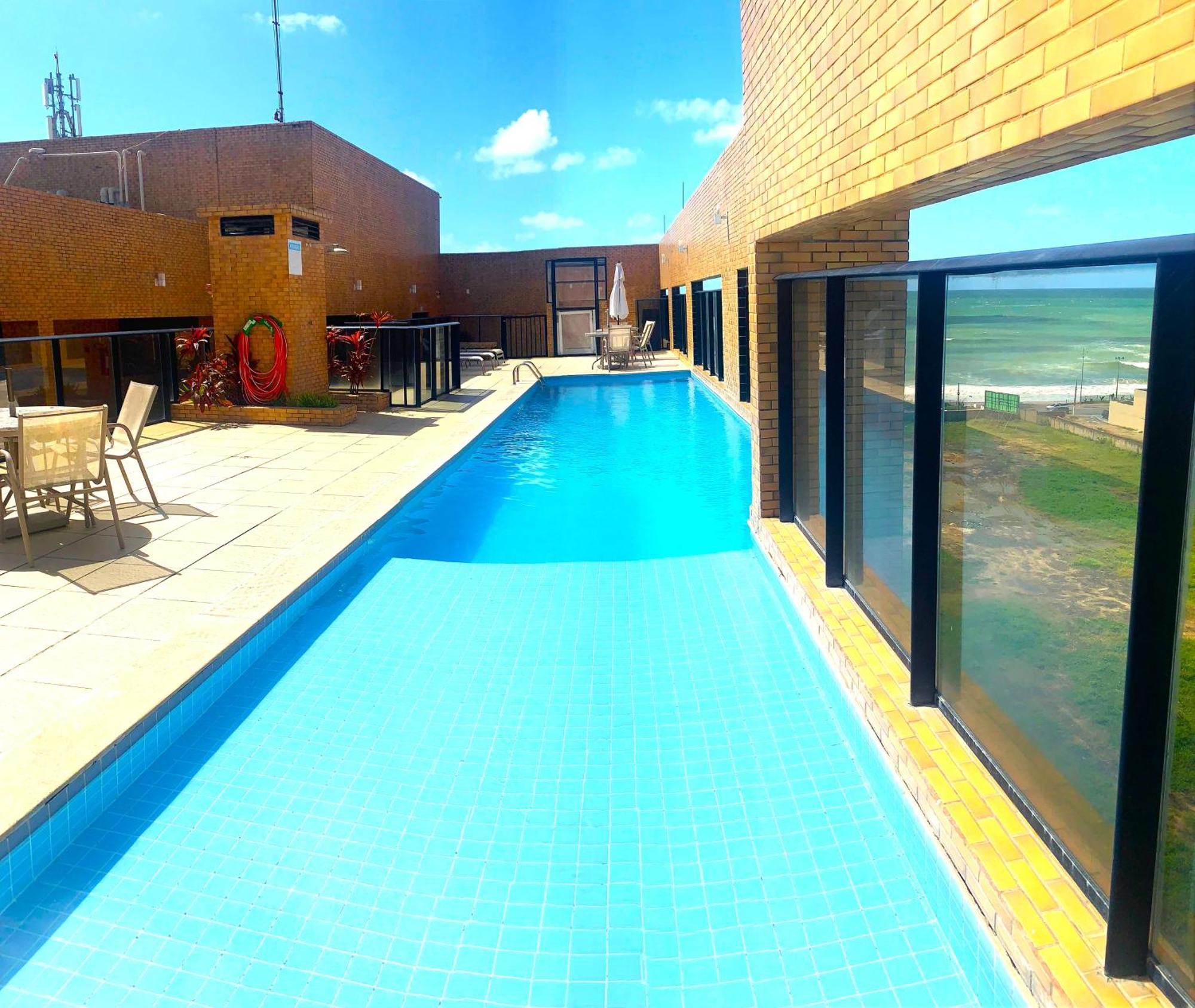 Apartamento 50M Praia- Piscina - Vista Mar - Academia - Maceio  Bagian luar foto