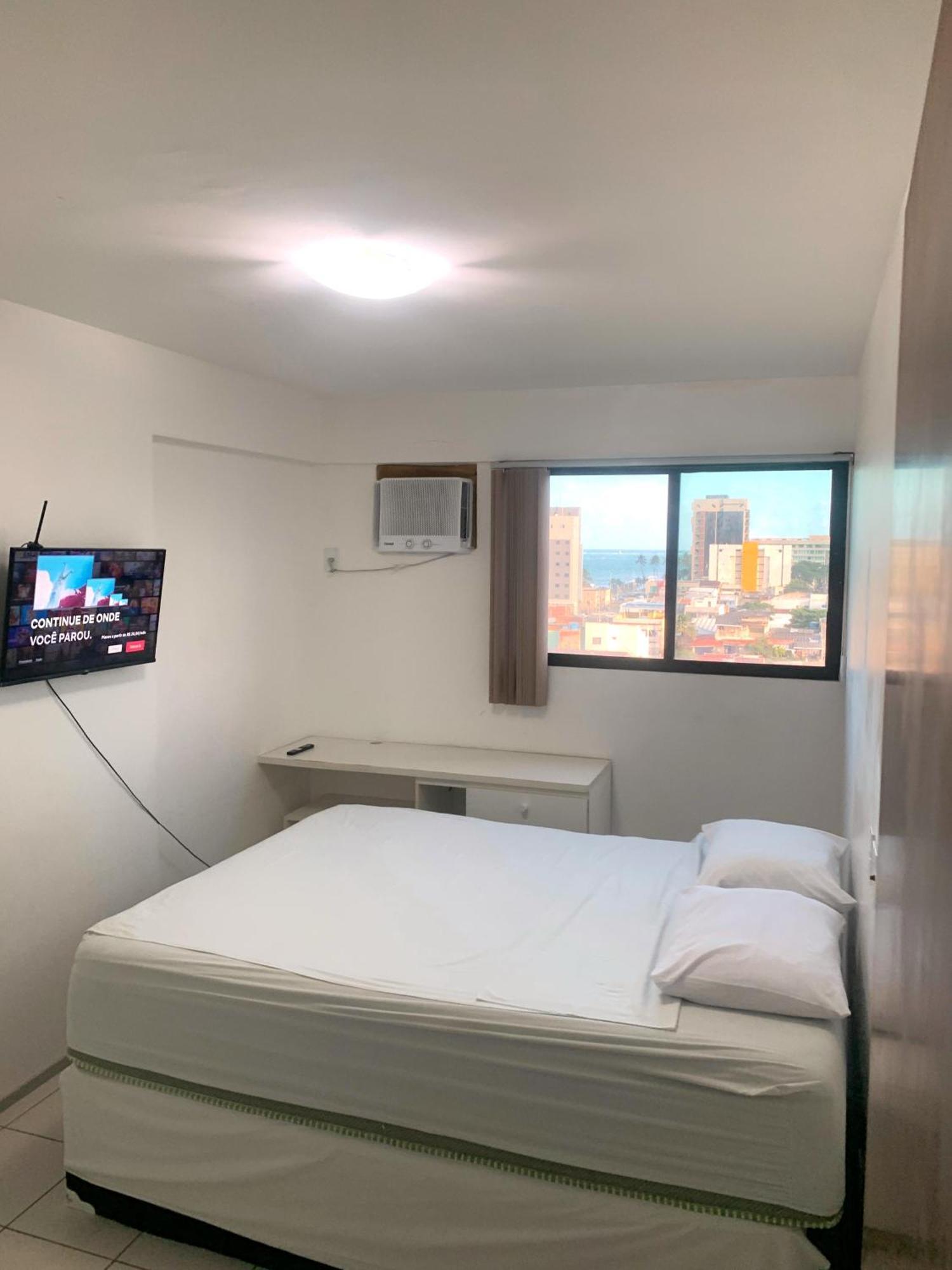 Apartamento 50M Praia- Piscina - Vista Mar - Academia - Maceio  Bagian luar foto