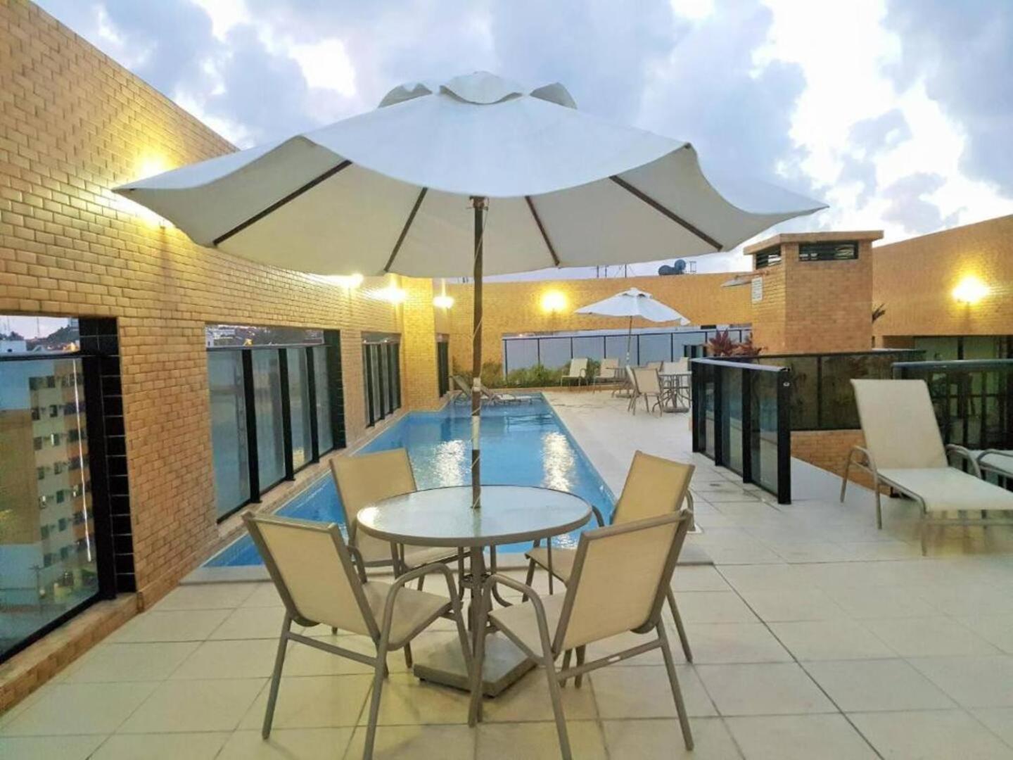 Apartamento 50M Praia- Piscina - Vista Mar - Academia - Maceio  Bagian luar foto